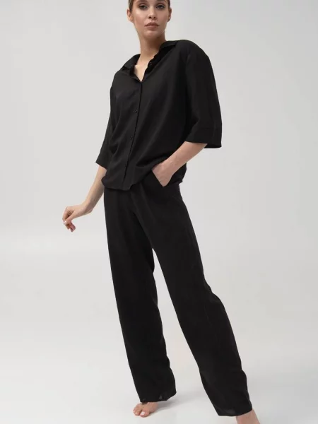 Костюмная пижама Leinle черная