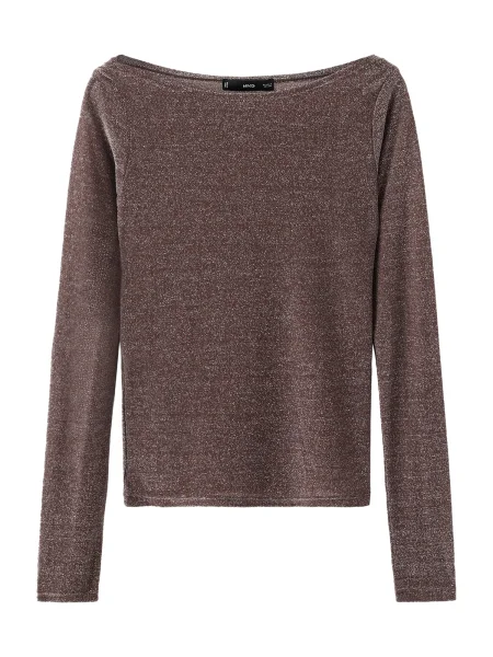 MANGO Tricou XLALI bordeaux roșu