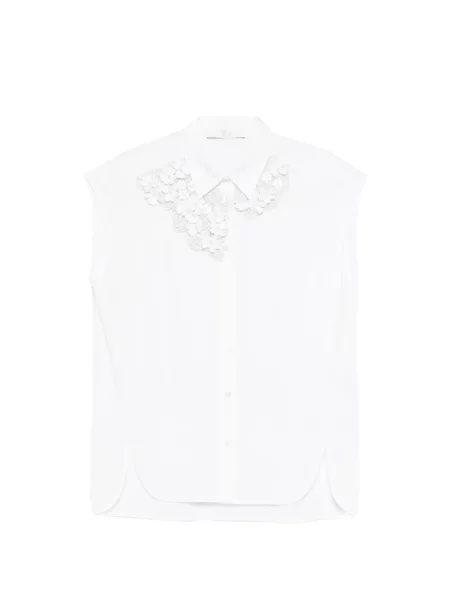 Cămașă Tela cu model floral alb