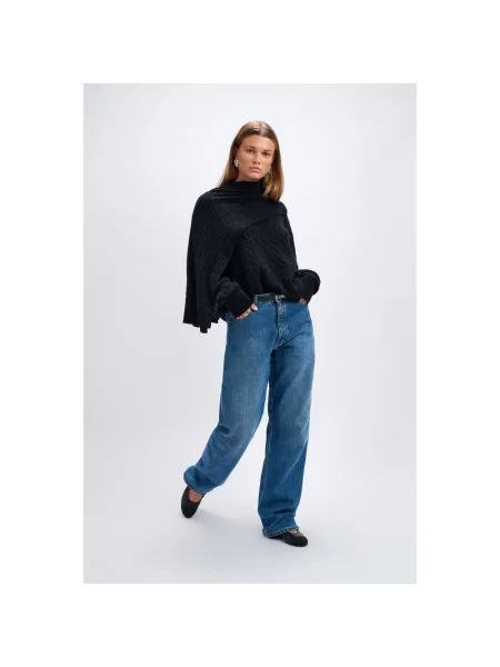 Sweter Cloeys z kaszmiru czarny