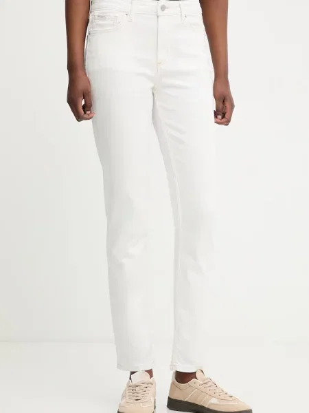 Guess Jeans skinny džíny bílé