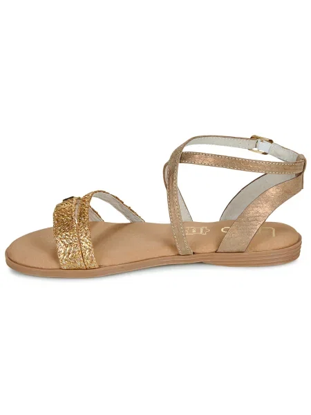 Pantofi Les Petites Bombes auriu