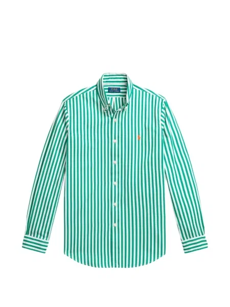 Tricou polo Polo Ralph Lauren cu glugă cu blană cu broderie roșu