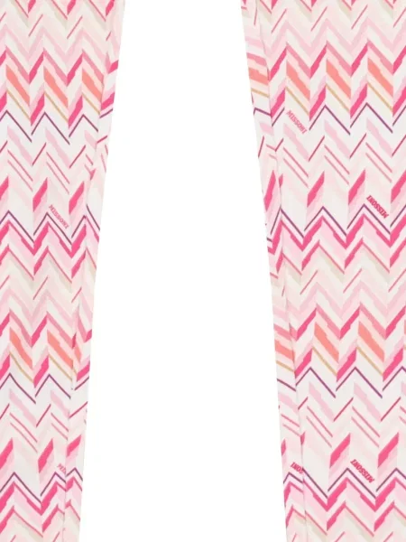 Legginsy dziecięce Missoni różowe