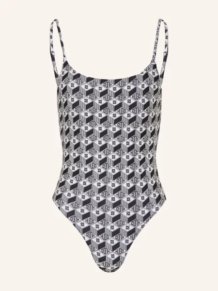 HUGO strój kąpielowy jednoczęściowy PURE_SWIMSUIT czarny