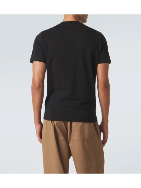 Tricou Moncler din jerseu negru