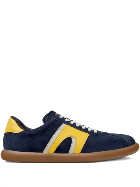Sneakerși Camper din piele albastru