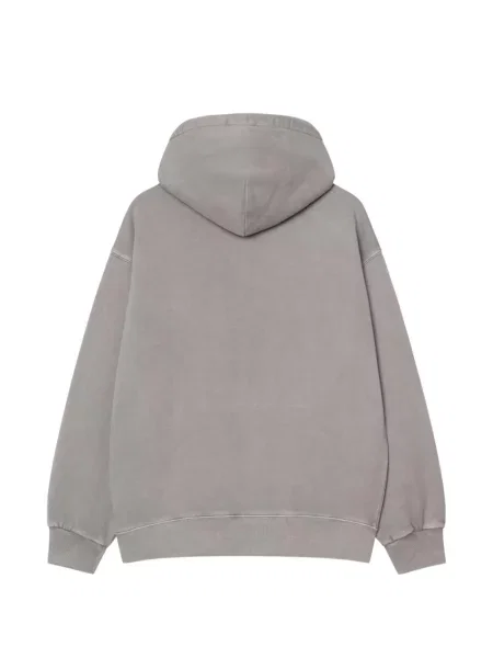 Шнур суичър с качулка Carhartt Wip с качулка сиво