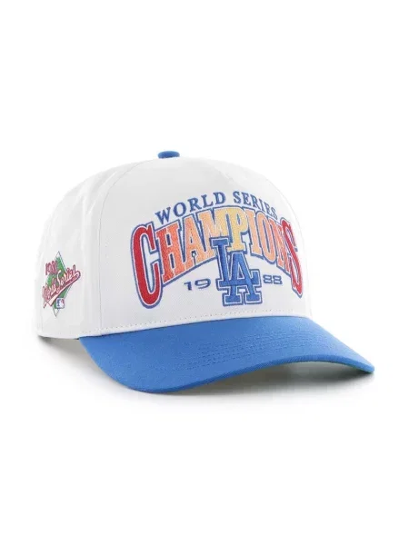 Бейсболка 47 brand MLB Los Angeles Dodgers з аплікацією білий