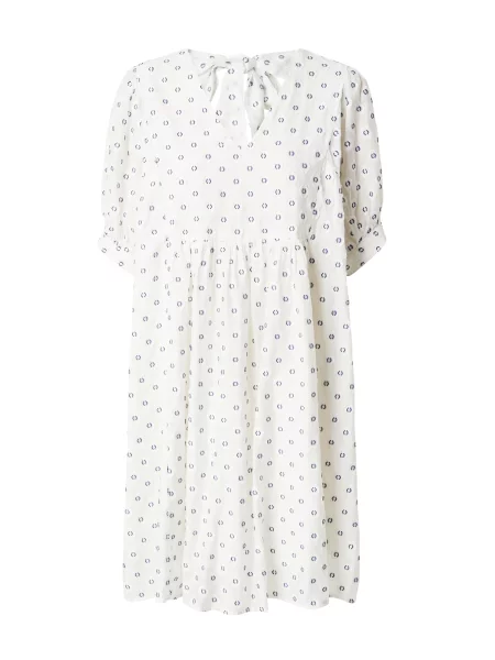 SELECTED Rochie SLFZURA albastru marin alb