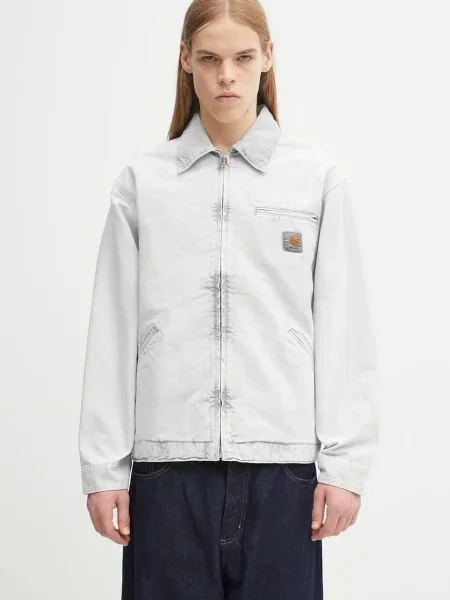 Carhartt Wip Kurtki Mężczyzna Biały XL Denim Jeansyowa kurtka `Detroit` szara