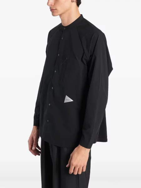 Cămașă And Wander din fleece negru