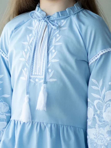 Детская рубашка Edelvika голубая