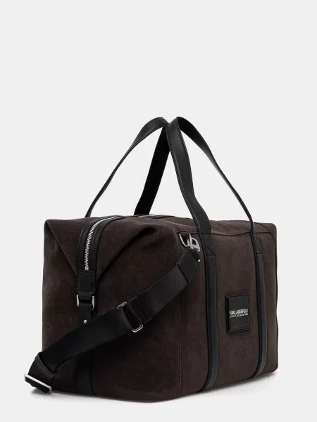 Замшевая сумка Karl Lagerfeld