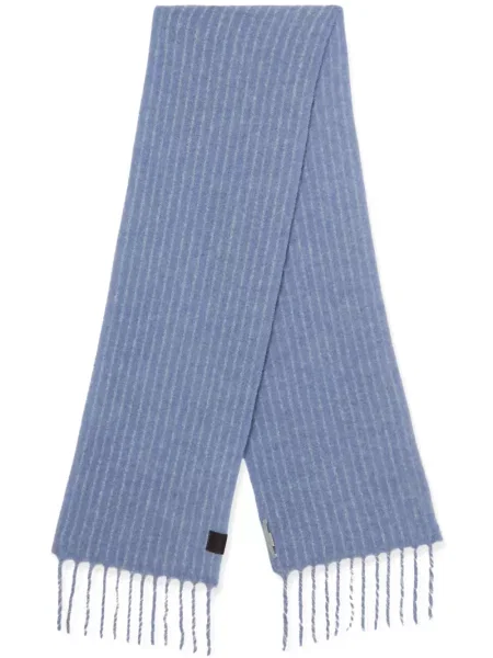 Fular Stella Mccartney cu dungi albastru