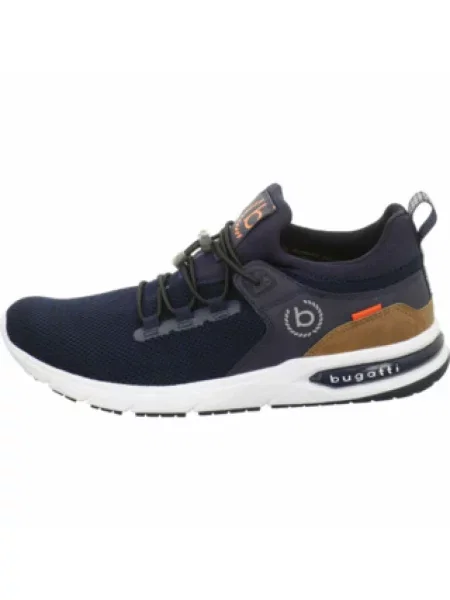 Sneakersy Bugatti z autografem fioletowe