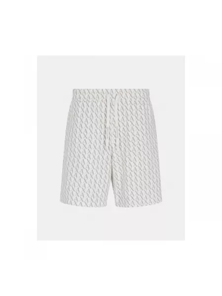 ARMANI EXCHANGE Kalhoty / bílá béžová