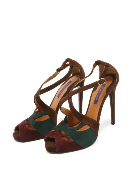 Tricou polo Polo Ralph Lauren din piele de căprioară cu broderie cu dungi alb