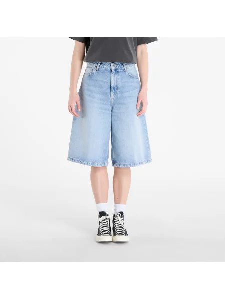 Šortky Carhartt WIP W Belmont Short Blue M modré