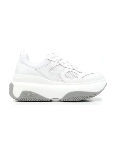 Sneakersy Liu Jo skórzane białe