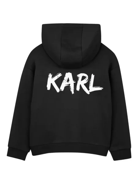 Суичър с качулка Karl Lagerfeld черно