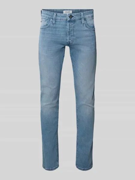 Jeansy z 5 model ‘GLENN’ Jack & Jones niebieskie
