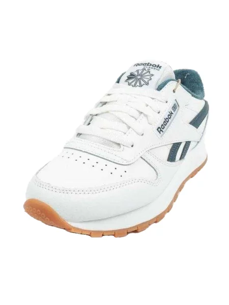 Buty Sportowe Classic Logo Ze Skóry Ekologicznej białe