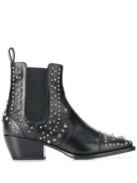 Botine Philipp Plein cowboy negru