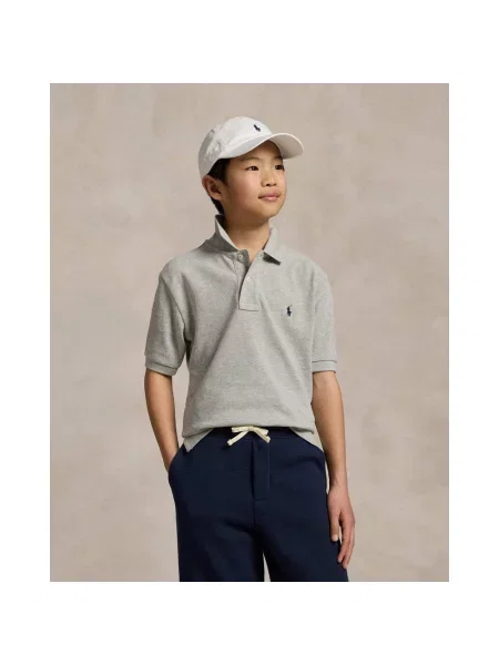 Top dziecięcy Ralph Lauren szary
