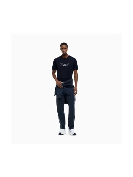 Tričko Emporio Armani modrá