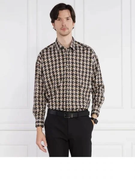 BOSS BLACK Ing | Relaxed fit fekete