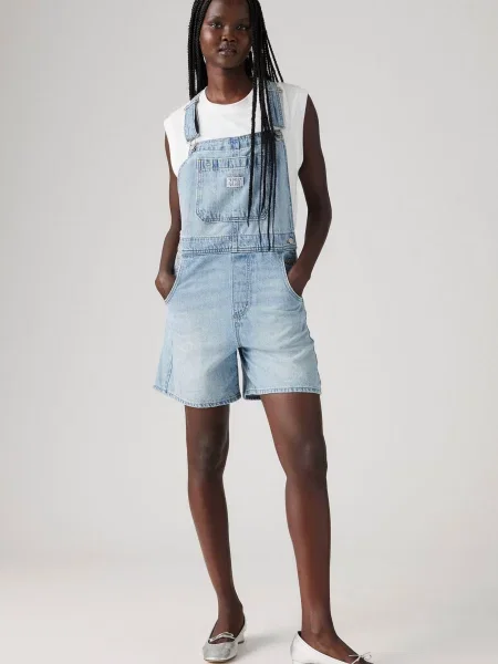 LEVI'S ® Kavbojke z naramnicami svetlo modra