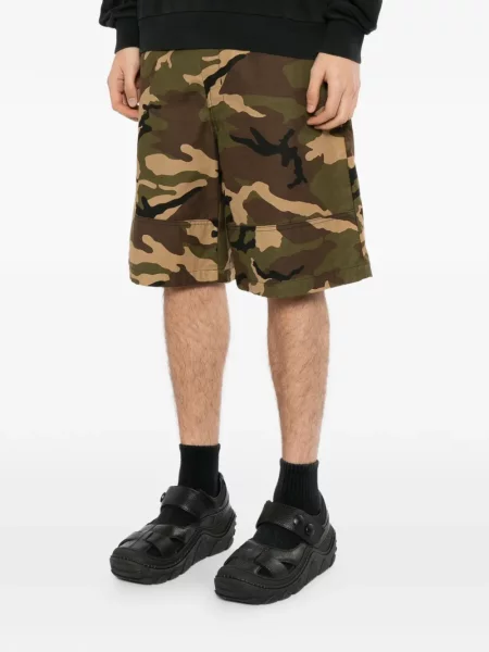 Σορτς Moschino με σχέδιο παραλλαγής μαύρο