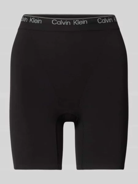 Spodnie o kroju super skinny fit z pasem z logo Calvin Klein Underwear czarne