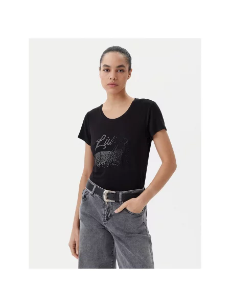 Liu Jo Beachwear Футболка Regular Fit чорний