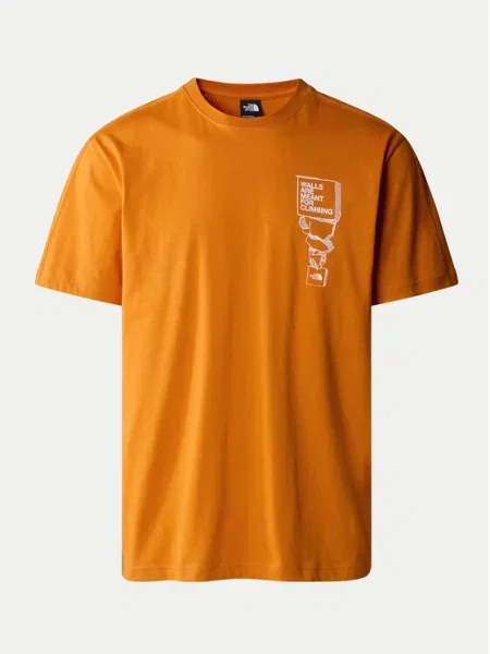 T-Shirt The North Face πορτοκαλί