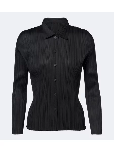 Cămașă Pleats Please Issey Miyake negru