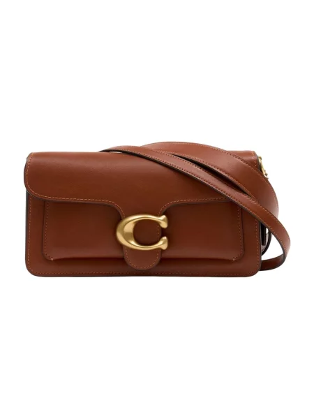 Torebka crossbody Coach skórzana brązowa