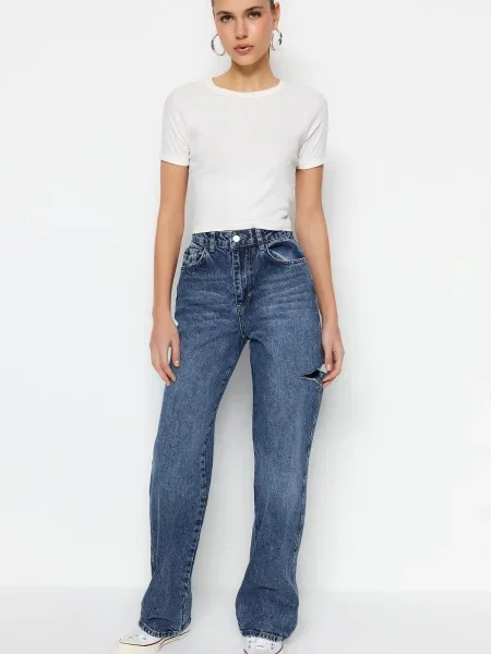 Дънки Trendyol синьо