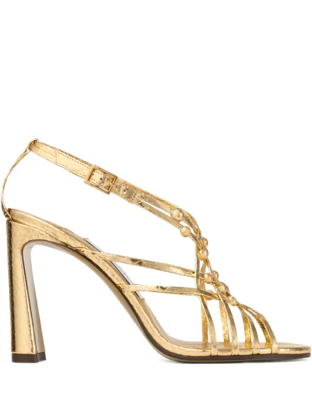 Sandale Jimmy Choo din piele auriu