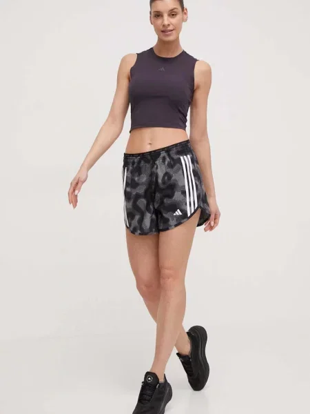 Kratke hlače za tek adidas Performance Own the Run siva