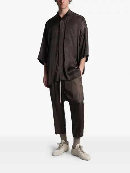 Gulerat cămașă Rick Owens gri