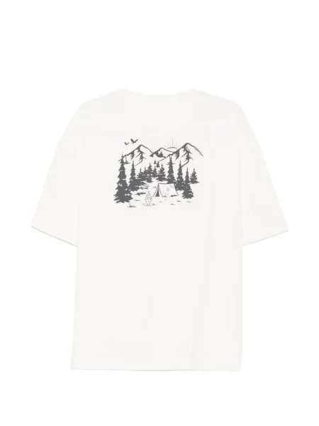 Tricou Eleventy cu imagine alb