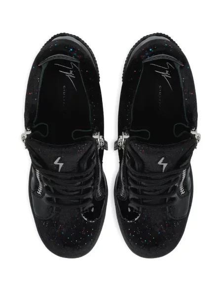 Sneakerși Giuseppe Zanotti cu pană negru