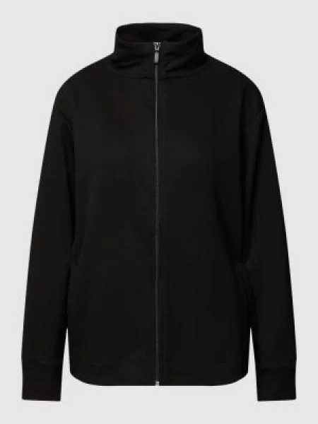 Bluza rozpinana ze stójką Christian Berg Woman czarna