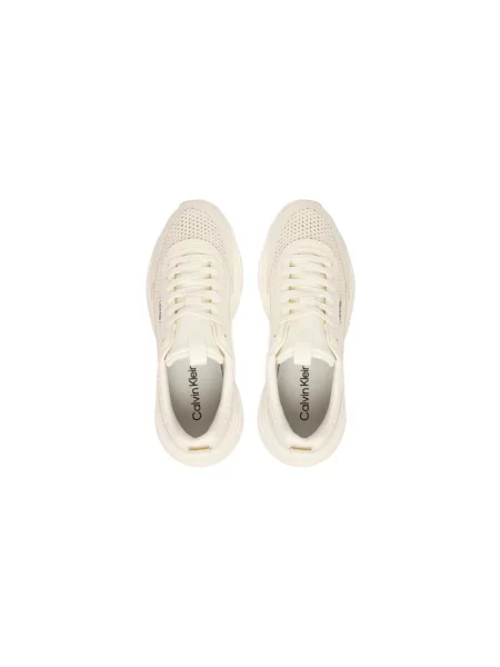 Sneakerși Calvin Klein plasă bej