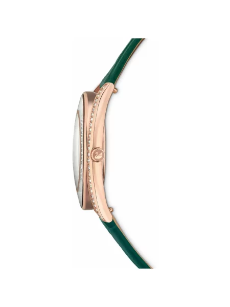 Zegarek Swarovski skórzany zielony