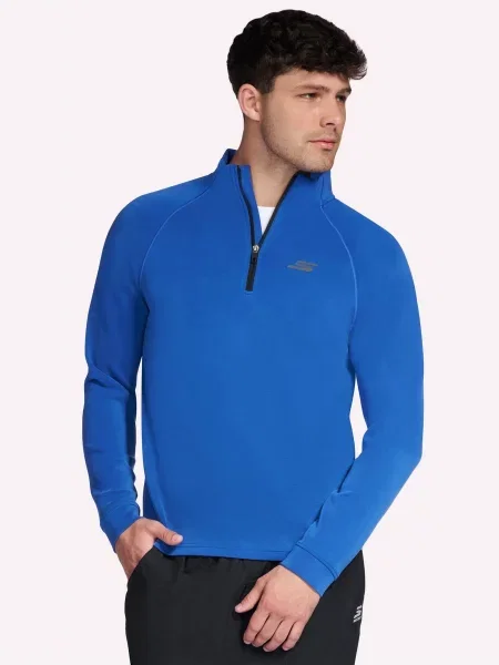 Флісова кофта Skechers текстиль/поліестер синій