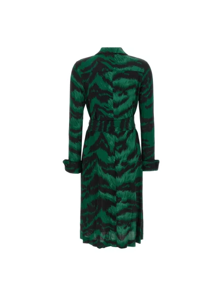 Sukienka koszulowa Diane Von Furstenberg zielona