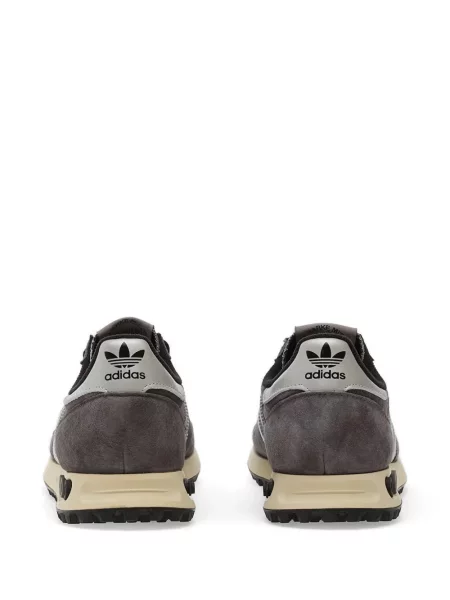 Prugaste kratke hlače Adidas s autogramom crvena